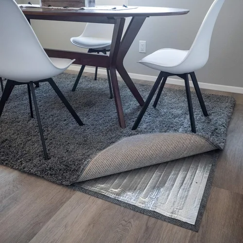 Vista 11 de Alfombrilla Calefactora Portátil para Suelo, Pequeña (22x34 pulgadas) Se Adapta Debajo de una Alfombra de 2' x 3', Calentador de Pies Almohadilla