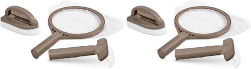 Vista 8 de Intex PureSpa - Kit de accesorios de mantenimiento para bañera de hidromasaje y spa con cepillo curvo, recogedor de malla, y cepillo limpiador
