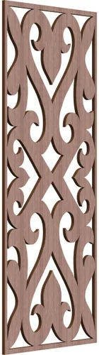 Vista 133 de Keene Paneles de pared decorativos de madera con calado, 9 3/8 pulgadas de ancho x 24 3/8 pulgadas de alto x 1/4 de alto, abedul Birch