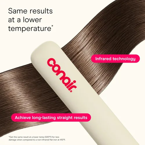 Vista 3 de Conair InfinitiPRO - Plancha plana para el cabello con infrarrojos Blanco