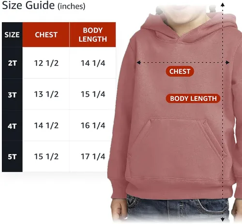 Vista 4 de Angel Art Toddler Pullover Hoodie - Funny Sponge Fleece Hoodie - Hearts Hoodie for Kids