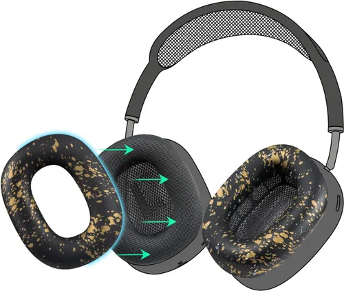 Vista 18 de SOULWIT Funda de silicona a prueba de sudor para AirPods Max, ajuste cómodo para ejercicio en el gimnasio, fácil de limpiar, sin pérdida de calidad