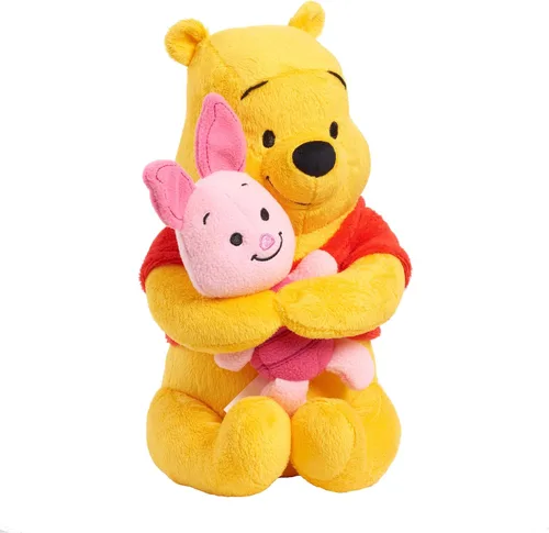 Vista 4 de Disney Just Play - Peluche de Winnie the Pooh y Piglet de Classics, Lil Friends, juguetes para niños de 2 años en adelante