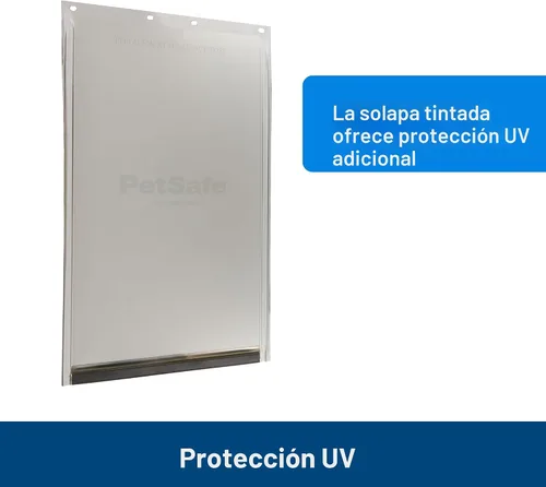 Vista 5 de PetSafe Solapa de repuesto original - Solapa de vinilo de repuesto para puerta de perros para puerta de vidrio deslizante - Duradera y fabricada