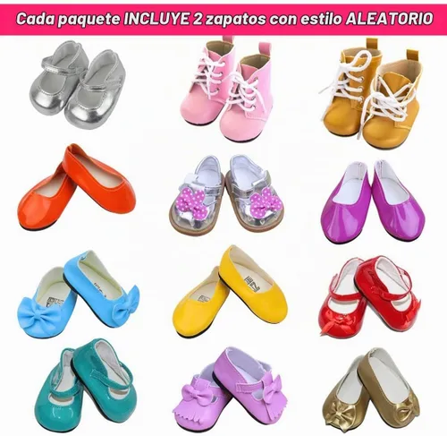 Vista 3 de ZITA ELEMENT Kit de ropa y accesorios de muñeca de 11 piezas de 18 pulgadas