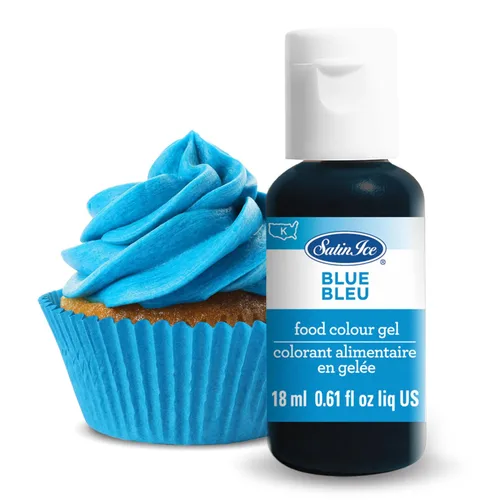 Vista 14 de Gel de colorante alimentario líquido Satin Ice, botella de 0.61 onzas líquidas, negro