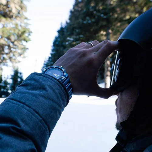 Vista 6 de NOVE Trident - Relojes de buceo para hombre y mujer, fabricación en Suiza, ultrafinos, 0.3pulgadas de grosor, resistente al agua hasta 656pies
