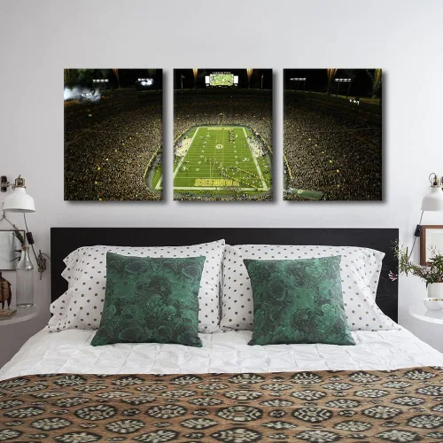 Vista 128 de Lincoln - Lienzo decorativo para pared, diseño de campo financiero de Filadelfia, paisaje de estadio de fútbol de Filadelfia, decoración de pared