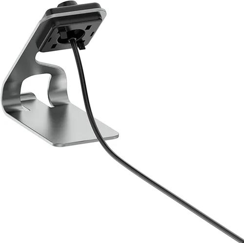 Vista 6 de Soporte de carga magnético gris con cable de carga USB de 4.9 ft para Amazfit GTR3/GTR3 Pro/GTS3/T-Rex 2 (A2169) Cable de carga de repuesto