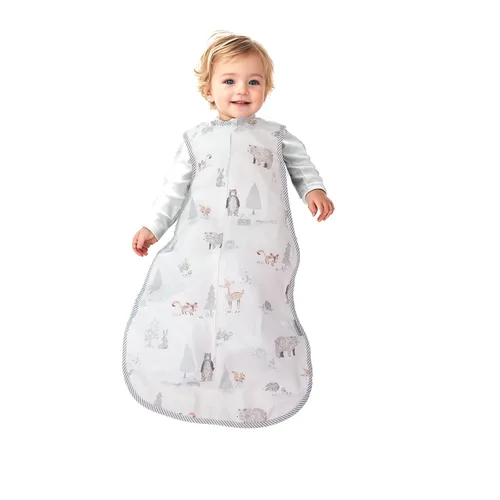 Vista 12 de Saco de dormir transpirable para niños pequeños de 18 a 36 meses, saco de dormir de muselina de algodón de 0.5 TOG, manta ponible ligera para bebés