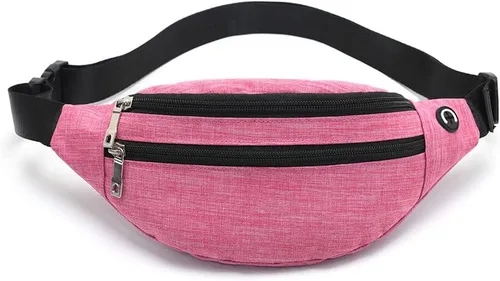 Vista 7 de Riñonera para hombres y mujeres – Riñonera impermeable con correa ajustable para viajes, deportes y correr.