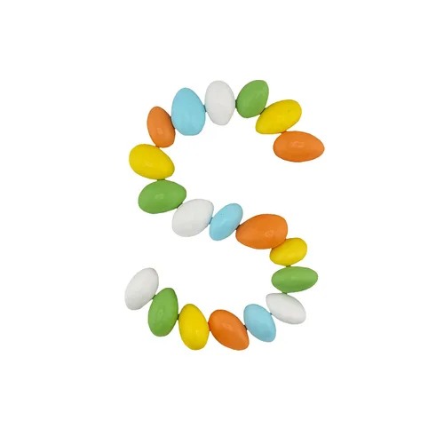Vista 6 de Smarty Stop Jordan Almonds Candy - Almendras recubiertas de caramelo pastel, aperitivo comestible de confitería