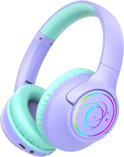 Vista 10 de Auriculares Bluetooth para niños con tiempo de reproducción de 85 horas Azul marino