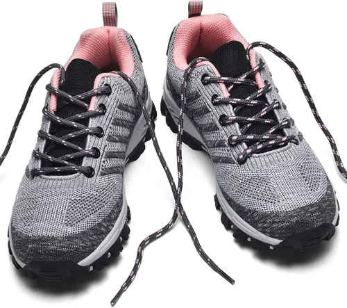 Vista 3 de Zapatos de senderismo para mujer y hombre, zapatos deportivos para exteriores, zapatos deportivos para caminar, correr, trekking, escalada