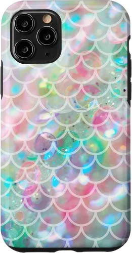 Vista 27 de Funda para iPhone 16 Mermaidcore Aesthetic Scales Ombre Pastel Sirencore