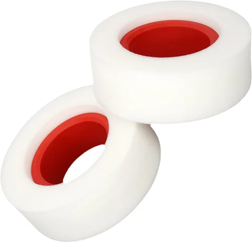 Vista 4 de 4 piezas de espuma para neumáticos RC, esponja suave de doble etapa de 2.2 pulgadas, espuma para neumáticos RC para 1/10 1/8 RC Crawler (rojo)