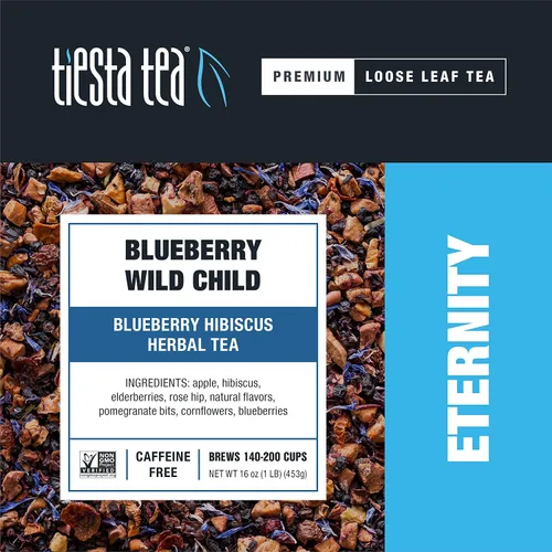Vista 6 de Tiesta Tea Mezcla de té de hierbas con mango y piña y arándanos hibisco (16 oz)