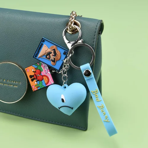 Vista 6 de Lindos llaveros, mochila, llavero, pulsera, bolsa de libros, dijes para mujeres, hombres, niños y niñas