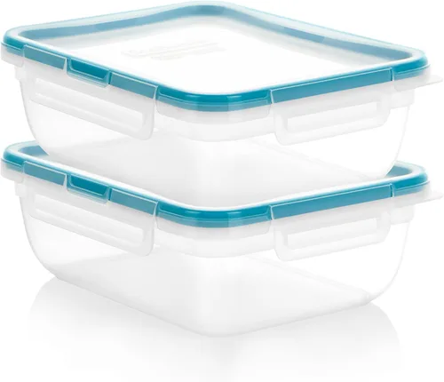 Vista 8 de Snapware Total Solution (Paquete de 2) Juego de Recipientes de Almacenamiento de Alimentos de Plástico, Tapas Herméticas y a Prueba de Fugas