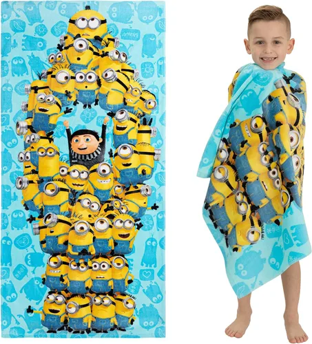 Vista 18 de Barney Classic - Toalla de baño de algodón súper suave para niños, 58 x 28 pulgadas, (producto oficial con licencia) Franco