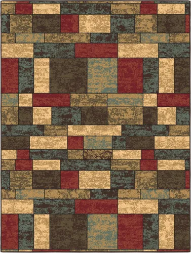 Vista 6 de Ottomanson Alfombras de 5 x 6 pies 6 pulgadas para sala de estar, alfombra de área para dormitorio, antideslizante, duradera y grande para zonas