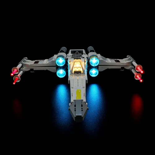 Vista 2 de BRIKSMAX Kit de iluminación LED para LEGO-75301 Luke Skywalker's X-Wing Fighter - Compatible con Lego Star Wars Building Blocks Model- No incluye