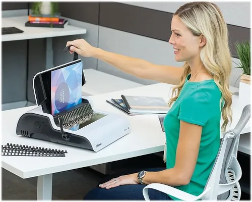 Vista 5 de Máquina encuadernadora Star Plus (5006501) de Fellowes, Gris