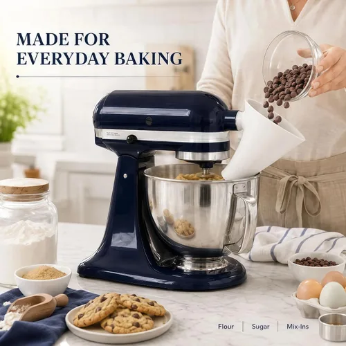 Vista 6 de Accesorio de canal de vertido compatible con batidora de pie KitchenAid