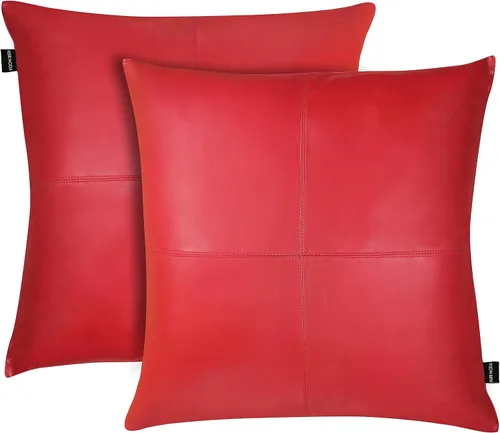Vista 98 de Funda de almohada de piel de cordero – Funda de cojín decorativa para sofá – Fundas para sala de estar y dormitorio, 22 x 22 pulgadas – Paquete de 2