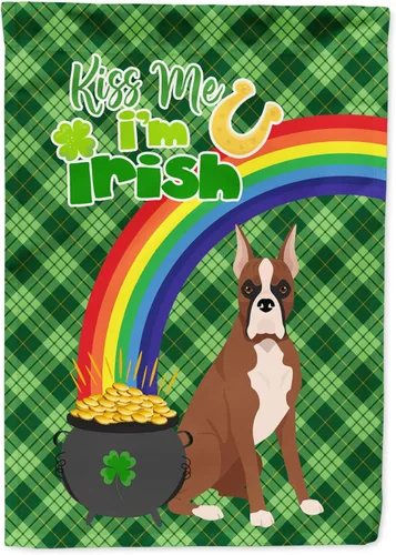 Vista 12 de Caroline's Treasures WDK4731GF - Bandera decorativa para jardín del día de San Patricio, color negro y tostado, Airedale Terrier, para jardín