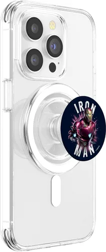 Vista 3 de Marvel Avengers Endgame - Póster espacial de Iron Man PopSockets MagSafe PopGrip para iPhone