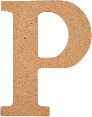 Vista 27 de Plaid Letra de madera sin terminar, superficie de madera de 5" perfecta para proyectos de bricolaje, artes y manualidades, 63572