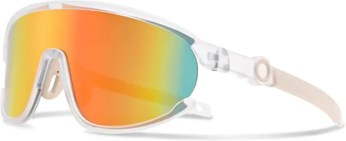 Vista 8 de NULOOQ Gafas de sol de béisbol para niños de 3 a 12 años, TR90 gafas de sol deportivas de marco flexible para niños y niñas, ciclismo y uso diario