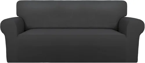 Vista 32 de PureFit Funda súper elástica para sofá reclinable con bolsillo, funda de sofá suave y antideslizante de elastano, lavable, protector de muebles