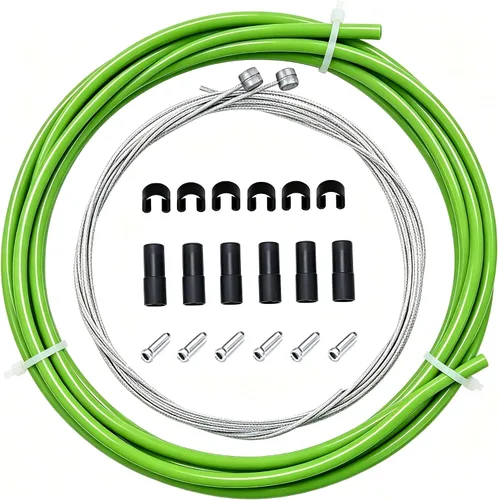 Vista 10 de BlueSunshine - Juego de cables de freno y carcasa para bicicleta, kit básico de repuesto de cable de freno para tu bicicleta, carcasa de cable