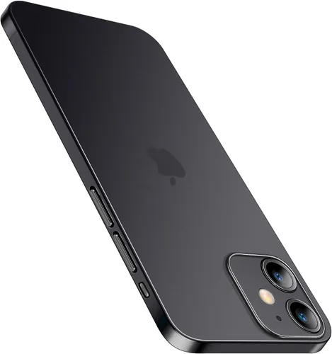 Vista 9 de Funda delgada compatible con iPhone 12, con acabado mate fino como papel, antihuellas dactilares y no se pone amarillenta, funda ultra protectora