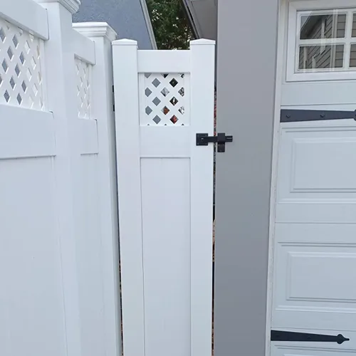 Vista 5 de Pestillo de puerta de valla de 5.5 pulgadas resistente para valla de madera para exteriores, gabinetes, cobertizos, puertas correderas y puerta