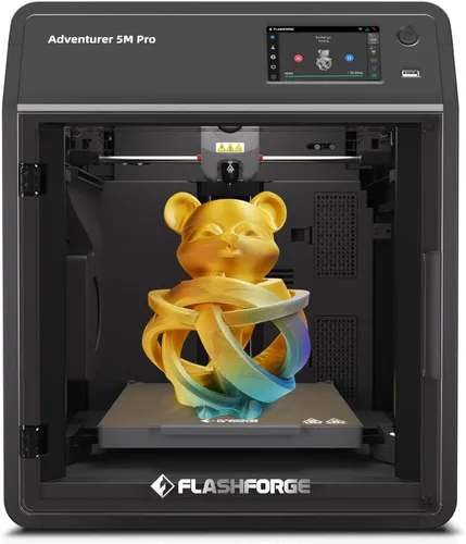 Vista 9 de FLASHFORGE Adventurer 5M Impresora 3D con Sistema de Nivelación Automática Completa, Máx. 600mm/s de Alta Velocidad, Boquilla de Desconexión Rápida