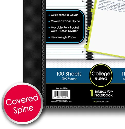 Vista 3 de Cuaderno de notas IQ Subject con espiral