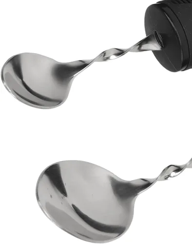 Vista 7 de Weighted Utensils, Arthritic Hands Adaptive Utensil Arthritic Aid Hand Tremor Spoon Fork Knife Eating Flatware for Parkinsons Patients