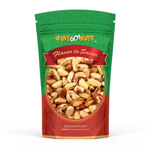 Vista 8 de Nueces de Brasil - 2 libras, sin cáscara, crudas, naturales, sin conservantes añadidos, sin PPO, 100% naturales We Got Nuts