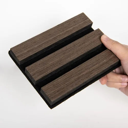 Vista 3 de Smartstandard Panel de Pared de Listones de Madera de Muestra, Paneles de Pared de Madera Insonorizados, Paneles de Madera Acústicos para Pared