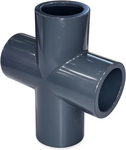 Vista 9 de ERA, Schedule 80 PVC, Cross Fitting, Serie 820, Conexión de enchufe (1/2")