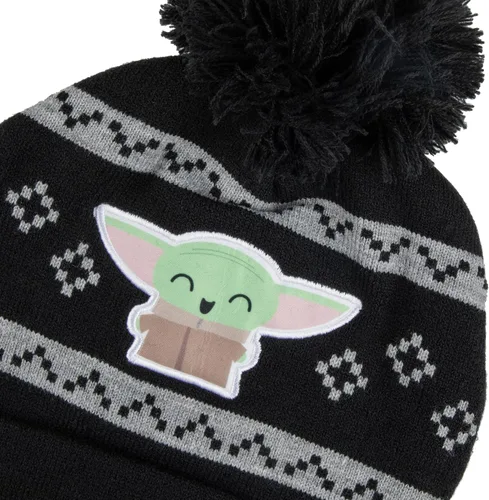 Vista 9 de Star Wars Mandalorian - Juego de gorro y guantes para niño
