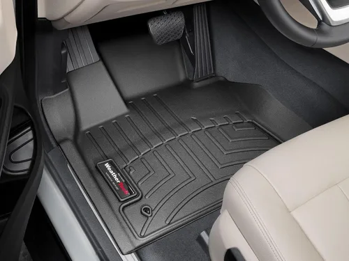 Vista 2 de WeatherTech Revestimientos de suelo personalizados para BMW X5 35d, X5 35i, X5 40e, X5 50i, X6 50i, X6 35i - 1ª fila (4413351), negro