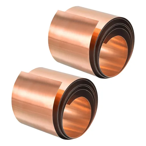 Vista 30 de uxcell Rollo de hoja de cobre, placa 3,280.8 ft m x 16.4 ft m x 1.6 ft m de la hoja del metal
