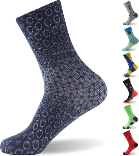 Vista 9 de RANDY SUN Ultra-thin Golf Waterproof Socks, Breathable Men's Women's Sports Mid Calf Socks 1&2 Pairs
