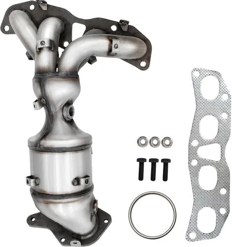 Vista 14 de JT Convertidor catalítico compatible con Nissan Frontier/Xterra 2002 2003 2004 3.3L V6 2 piezas (compatible con EPA)