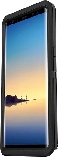 Vista 4 de Estuche para Samsung Galaxy Note8 de OtterBox, serie DEFENDER, Empaque de fábrica, Negro
