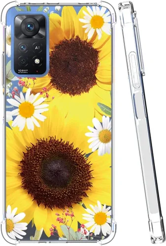 Vista 2 de Funda de teléfono para Redmi Note 11 Pro/Redmi Note 11E Pro para niñas y mujeres, funda protectora transparente de TPU suave y transparente